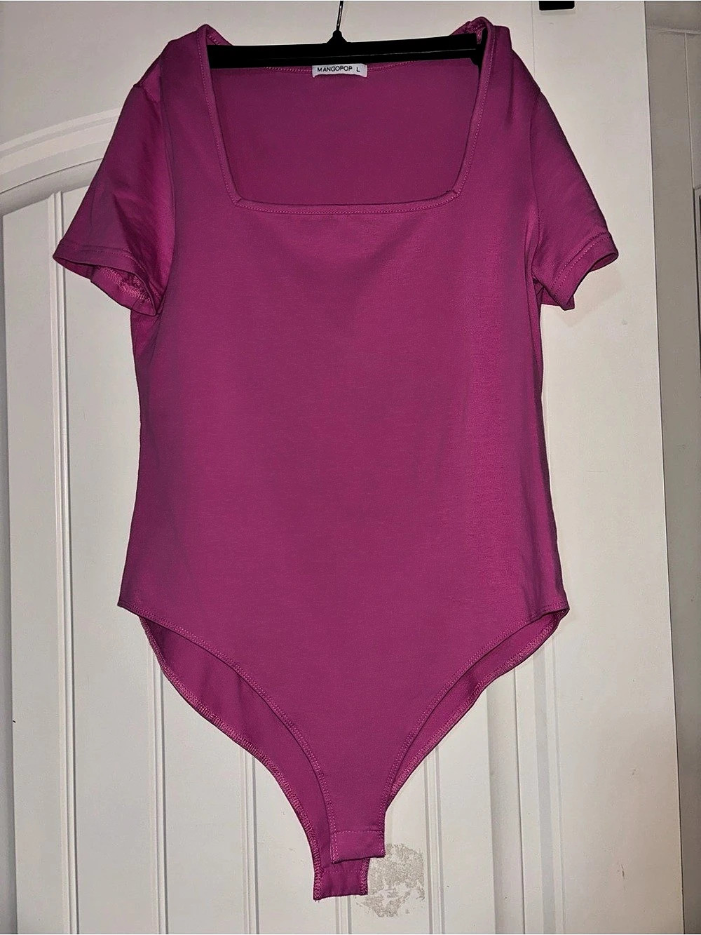 Mango Pink Short Sleeve Bodysuit